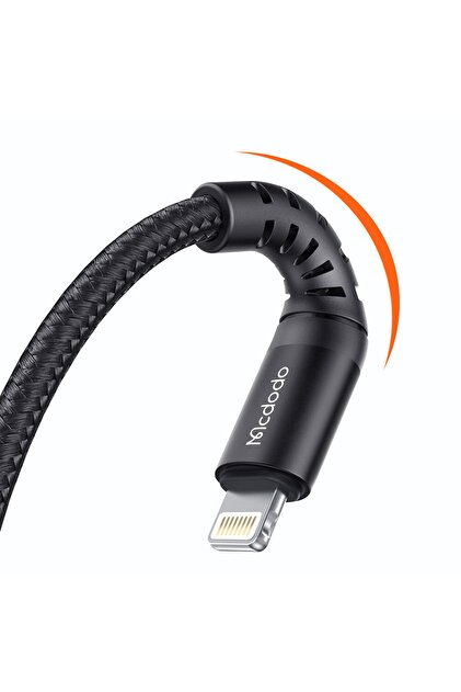 Mcdodo CA-2261 IPHONE LIGHTNING DATA ŞARJ KABLOSU 3A 1M SİYAH