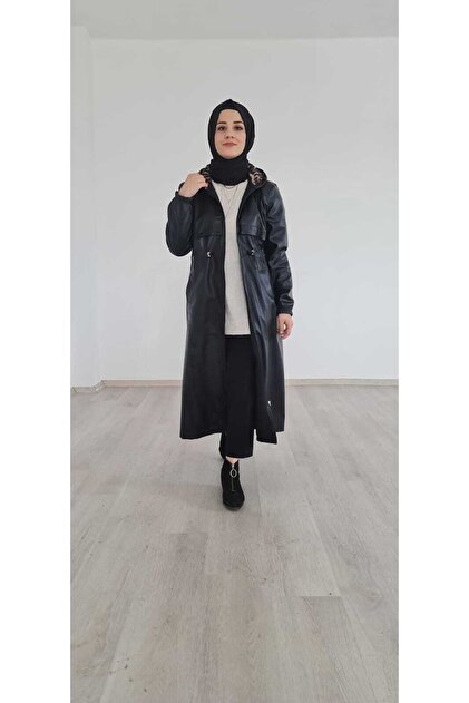 RABİA STORE Leopar Astarlı Zara Deri Trençkot - Fiyatı, Yorumları