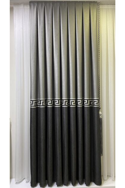 Panel Background Curtain Anthracite Gray (single Wing)