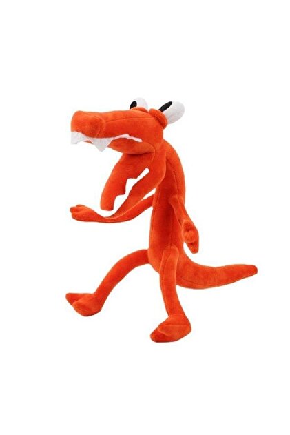 Schulzz Rainbow Friends Turuncu Dinazor Ithal Peluş Oyuncak 32cm