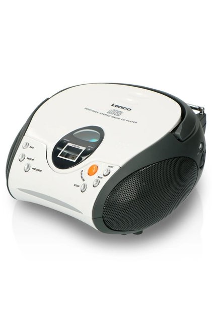 Resmi Distribütör Garantili Scd-24 Beyaz - Cd Çalarlı Taşınabilir Müzik Seti Stereo Fm Radyo - Beya