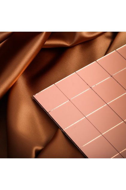 Kendinden Yapışkanlı Buton Ayna Rose Renk
