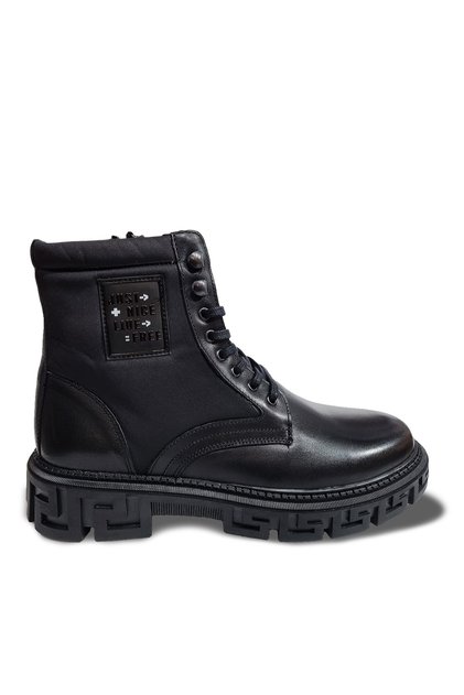Erkek First Class Hakiki Deri Design Kaymaz Taban Kışlık Bot Winter Men Real Leather Boots