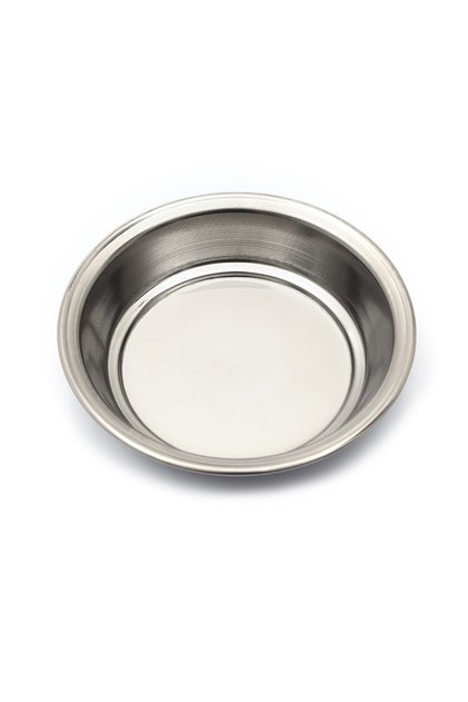 Derin Yemek Tabağı Paslanmaz Çelik Parlak Metal No.2 Derin Yemek Tabak