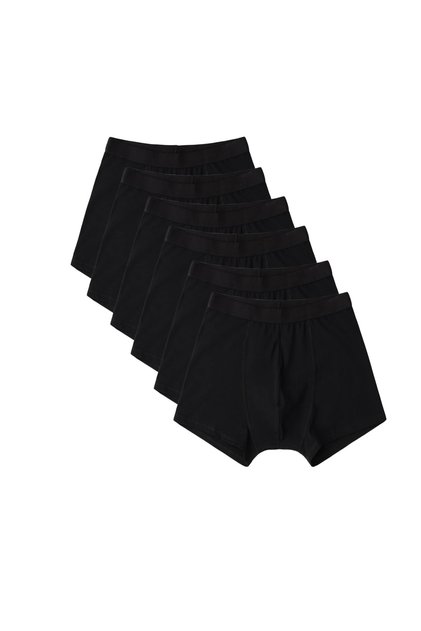 Premium Pack of 6 Men's Black Boxer Lycra