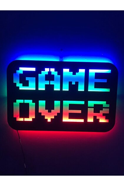 dekoraven Game Over Led Işıklı Tablo - Fiyatı, Yorumları
