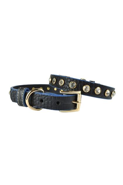 Elizabeth Medium Leather Dog Collar 45 cm