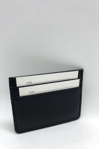 Genuine Leather Black Card Holder