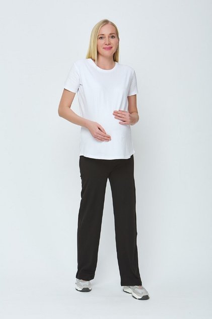 Maternity Wide Leg Comfortable Black Pants