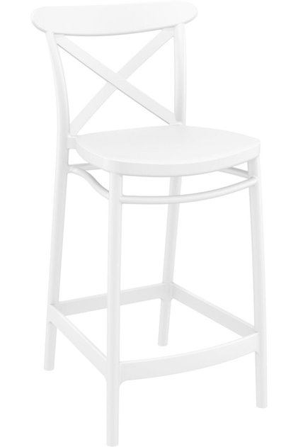 Cross Bar 65cm Sandalye Beyaz