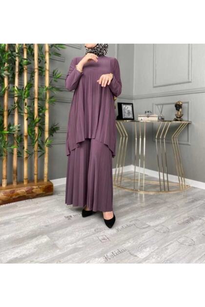 Women's New Trendy Sandy Pleated Trousers Suit