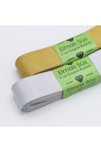 Mixed-d Grosgrain Ribbon (2 Pieces 3cm 10m)