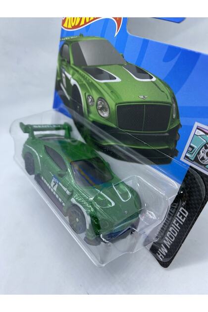 HOT WHEELS 2018 Bentley Continental Gt3 Yeşil *2023 Kutusu