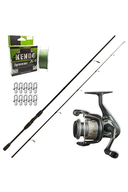 Okuma Revenger 40 - Remixon Double Black 240cm Spin Olta Seti
