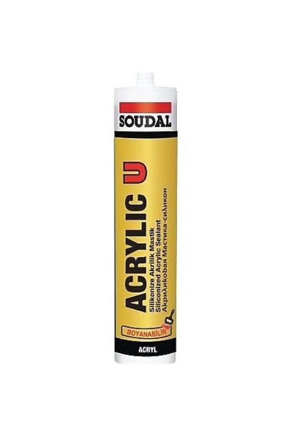 Silikonize -Akrilik -Mastik -450gr. -Beyaz -SAUDAL