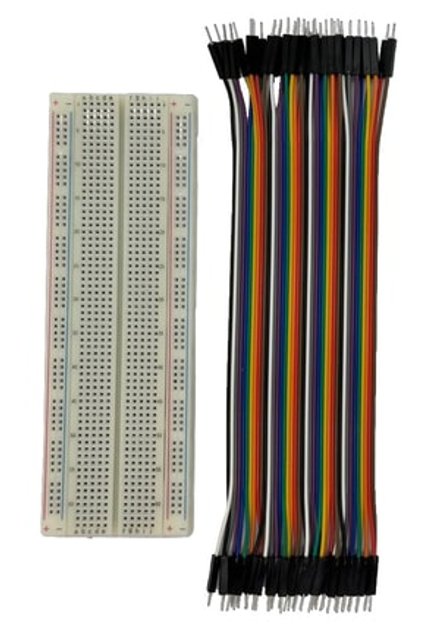 Büyük Boy 830 Pin Breadboard Ve 40'lı Erkek-erkek Jumper Kablo Set