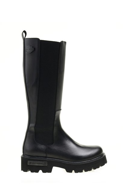 Siyah Kadın Deri Çizme SPIEZ