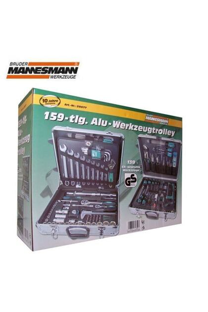 Mannesmann 29077 Alüminyum Takım Çantalı Alet Seti 159 Parça