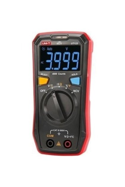 Ut123 Cepte Taşınabilir Dijital Led Ekranlı Multimetre Ölçü Aleti