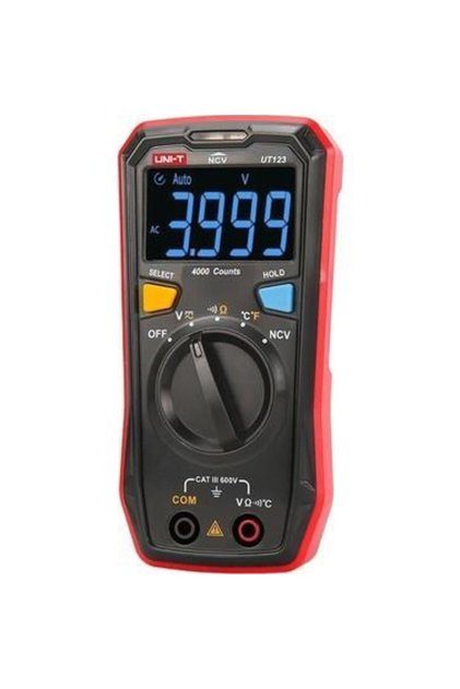 Ut123 Cepte Taşınabilir Dijital Led Ekranlı Multimetre Ölçü Aleti