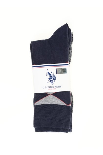 Navy Blue Men's Socks Geus-sk22.vr033