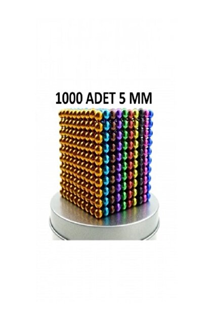 BoboStores Çocuklar Için 1000 Adet Manyetik Oyuncak Bilye Neocube