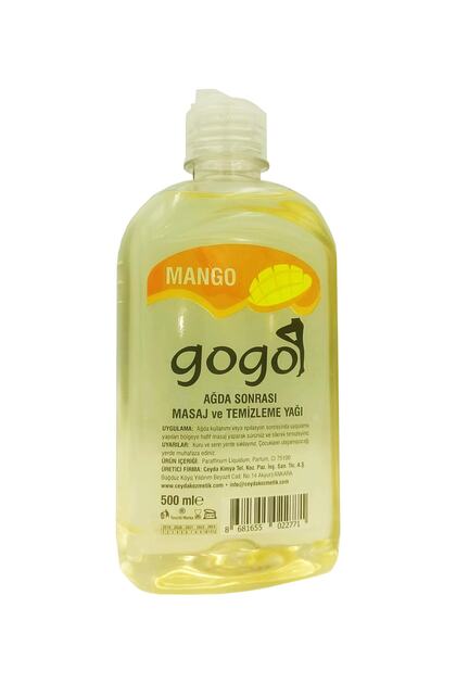 Ağda Sonrası Masaj Ve Temizleme Yağı Mango 500ml