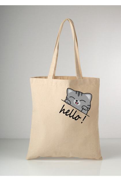 Hello Cat Cat Tote Bag Cloth Bag