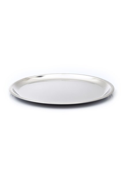 Steel Serving Plate, Stainless Flat Plate No.2