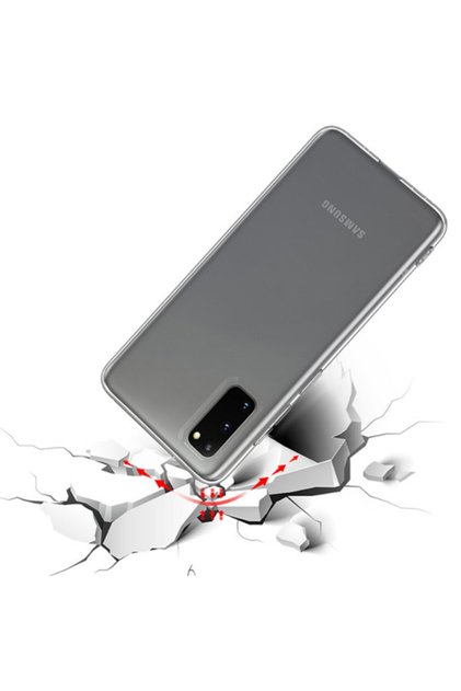 Sm Galaxy S20/ S2 Lite 2.0mm Şeffaf Silikon Kılıf Shockproof Kılıf Şeffaf