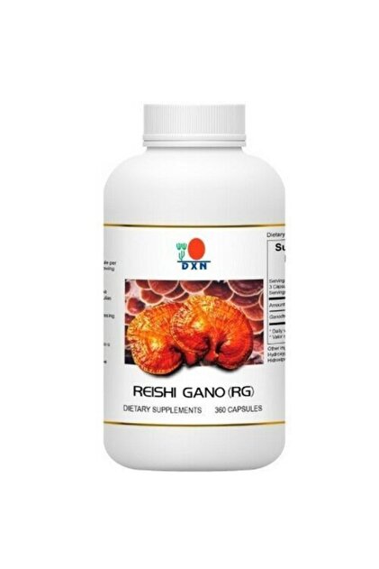 Rg 360 Capsule Reishi Gano Gano Ganoderma Gold Lucidum Kırmızı Reishi Mantarı Kapsül