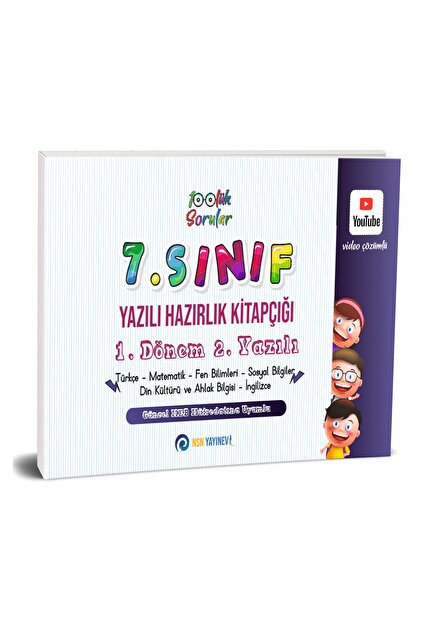 NSN YAYINEVİ 7. Sınıf Yazılı Hazırlık Kitapçığı 1. Dönem 2. Yazılı