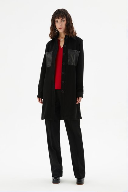 Long Coat with Pockets