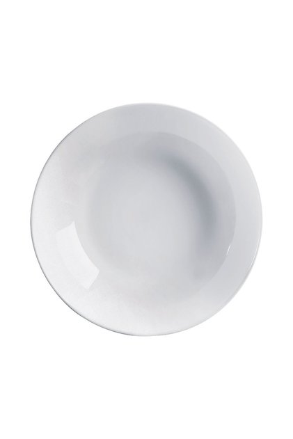 Diwali BEYAZ ÇUKUR Yemek Tabağı 6'lı 20cm