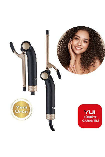 Yui Kb308 Seramik Plaka Afro Dalga 13mm Katlanabilir Kıvırcık Saç