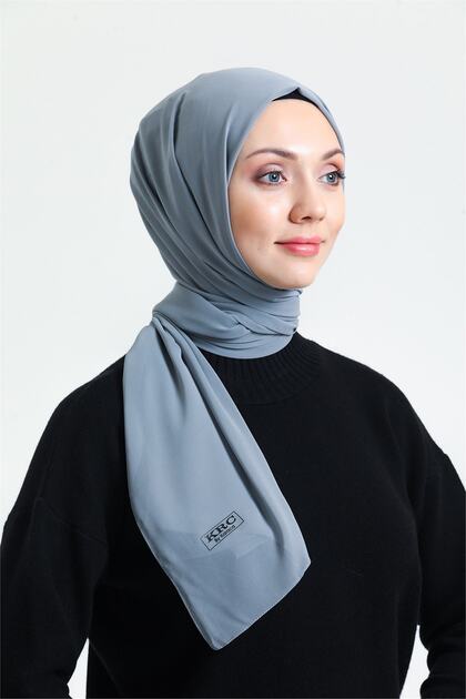 Karaca Nano Crepe Shawl - Dark Gray