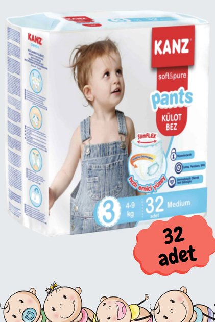 Külot Bez Bebek Bezi Sızdırmaz Bebek Külot Bez Emici Külot Bez