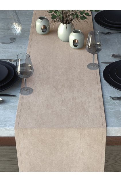 Velvet Textured Almond Paste Color Runner