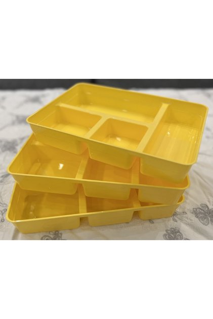 3 Soft Yellow Multi-Purpose Organizers