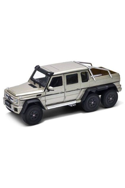 1/24 Scale 24061 W Mercedes Benz G63 Amg 6 X 6 Light Gold