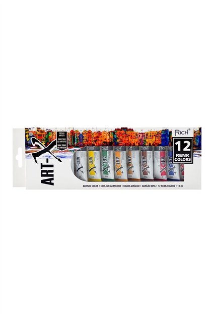 Goldart Art-x Akrilik Boya 12 Ml 12'li