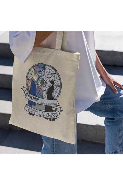 Wednesday Addams Family Tote Bag Cloth Bag