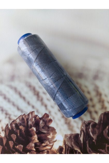 Gray 004 Waxed Rope 100 Meters 1.0 Mm