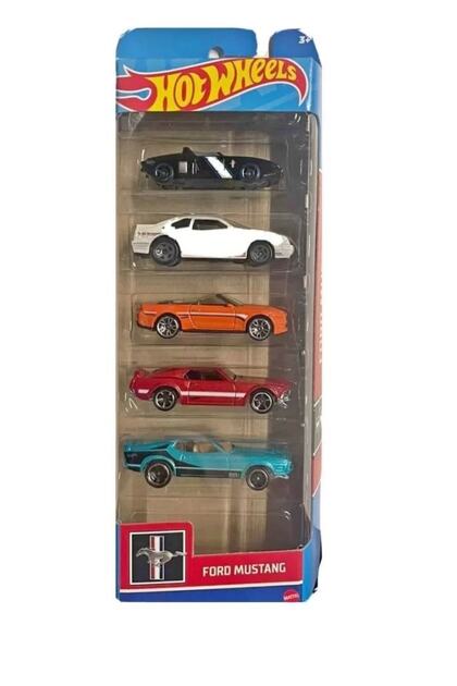 Mattel Ford Mustang - Hot Wheels 5'li Araba Seti - Hfv92 - Fiyatı