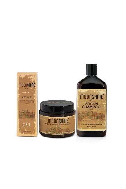 Argan Nem Destek Seti - Argan Şampuan Argan Mask&conditioner 500ml Argan Oil 100ml