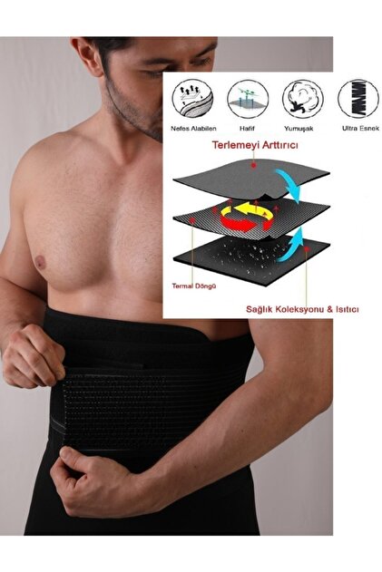 Dr. Cornell Termal Sauna Korse Bel Göbek Zayıflatıcı Terletici Yağ