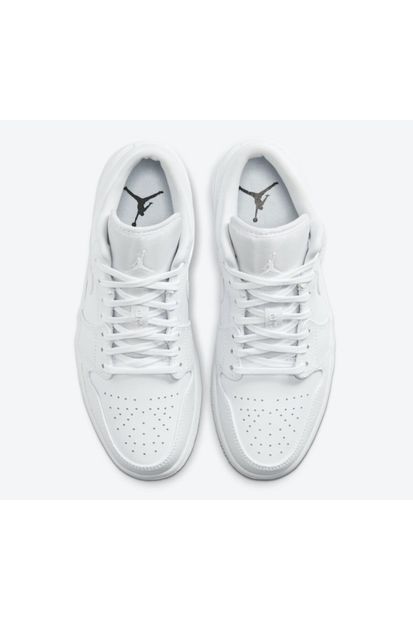 Nike Unisex Beyaz Air Jordan 1 Low Sneaker - 2