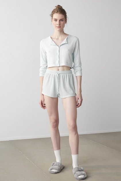 Misty Blue Misty Soft Home Cardigan