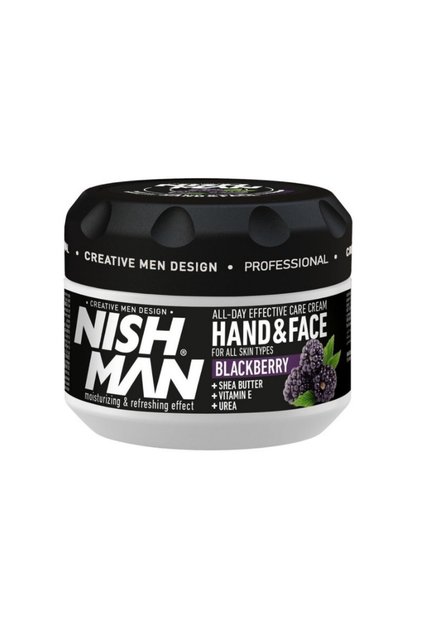 Skin Care Cream / For Hands and Face / With Blackberry Extract / Enriched with Shea Butter 300 ml