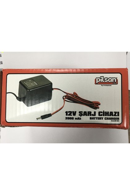 Pilsan 12 V 2 Ah Şarj Aleti Siyah Jaklı Trafolu